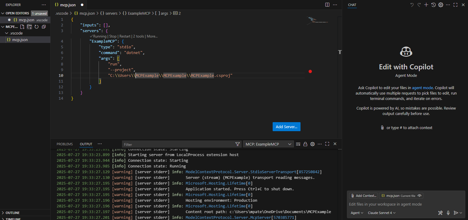 VS Code MCP Configuration